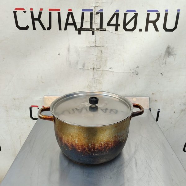 Купить Кастрюля нержавеющая сталь с крышкой 10л д28 в18