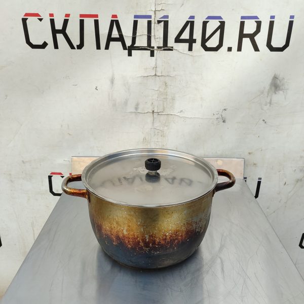 Купить Кастрюля нержавеющая сталь с крышкой 10л д28 в18