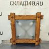 Купить Светильник Старина дерево массив/стекло 70/70/9 220в
