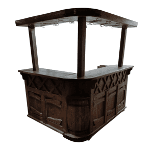 Купить Барная стойка 205/169/214 дерево массив с крышей