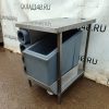 Купить Стол с диспенсерами под стаканы и с бункером для льда 59/94/92 4 диспенсера