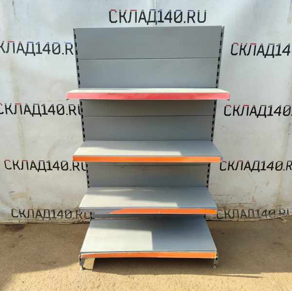 Купить Стеллаж торговый пристенный торцевой тип 63