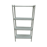 Стеллаж Практик Легкий 75/30/153 4 разборный оцинковка 4 полки