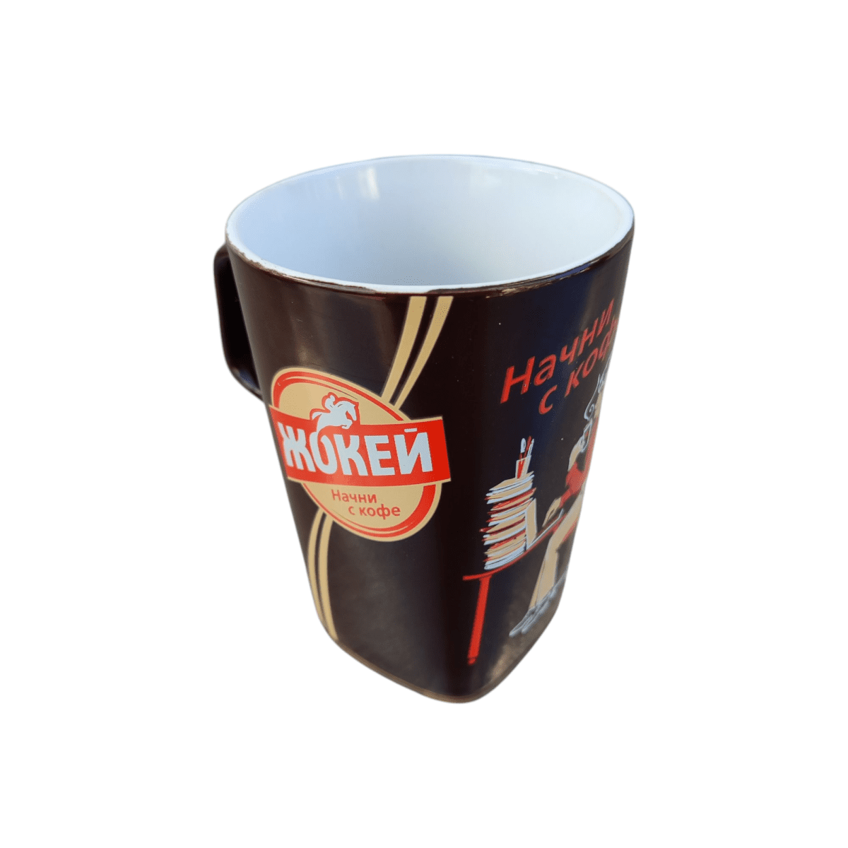 Купить Кружка набор Жокей коричневая 250мл 12шт