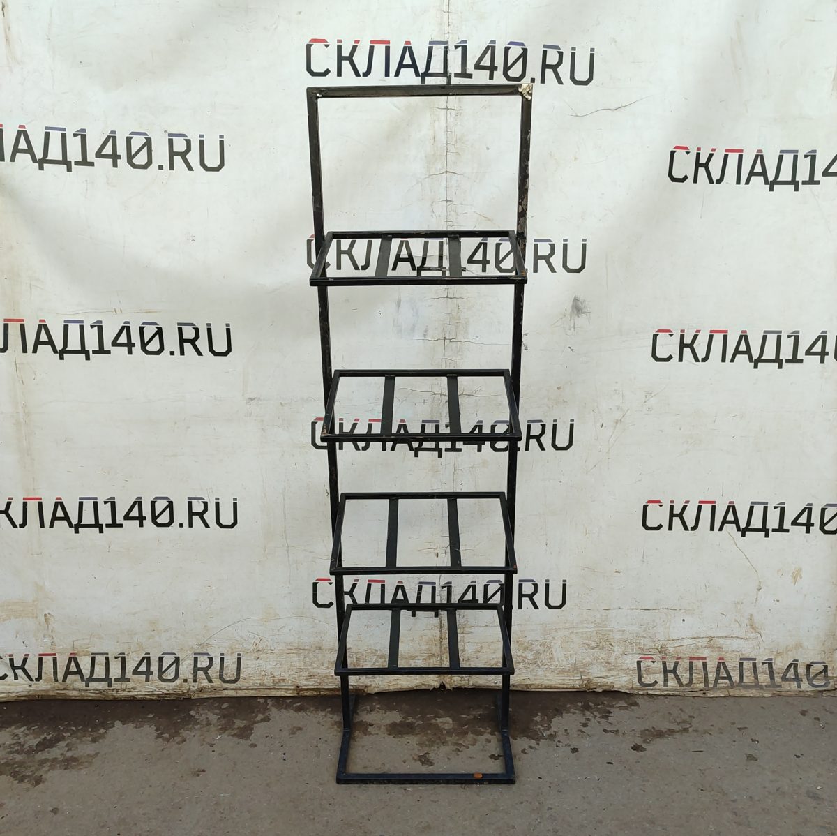 Купить Стойка прикассовая 47/37/164 черная 4 полки