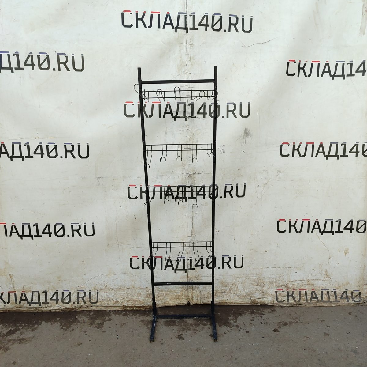 Купить Стойка прикассовая 39/30/150 черная 19 крючков