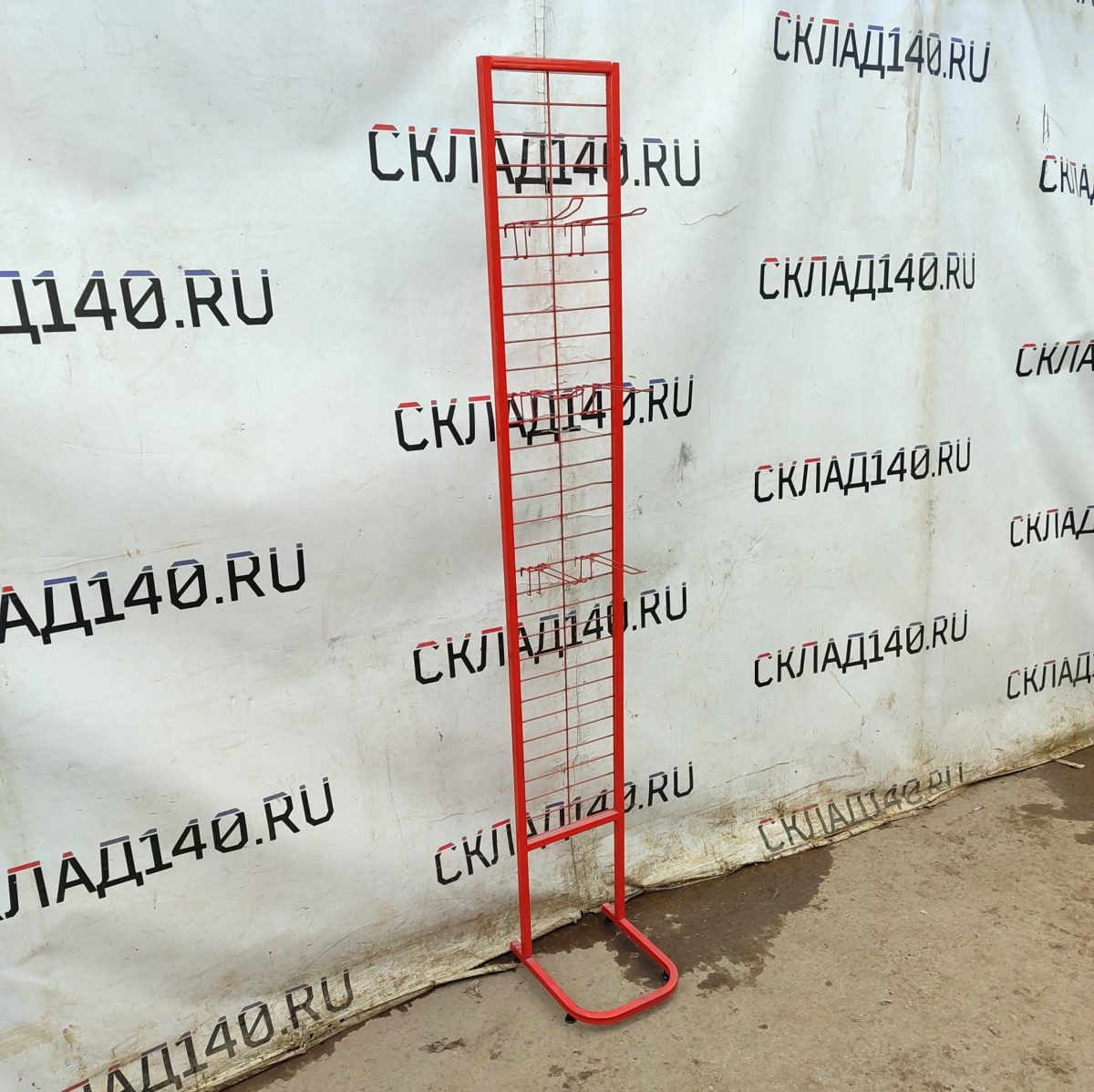 Купить Стойка прикассовая 29/36/192 красная 6 крючков