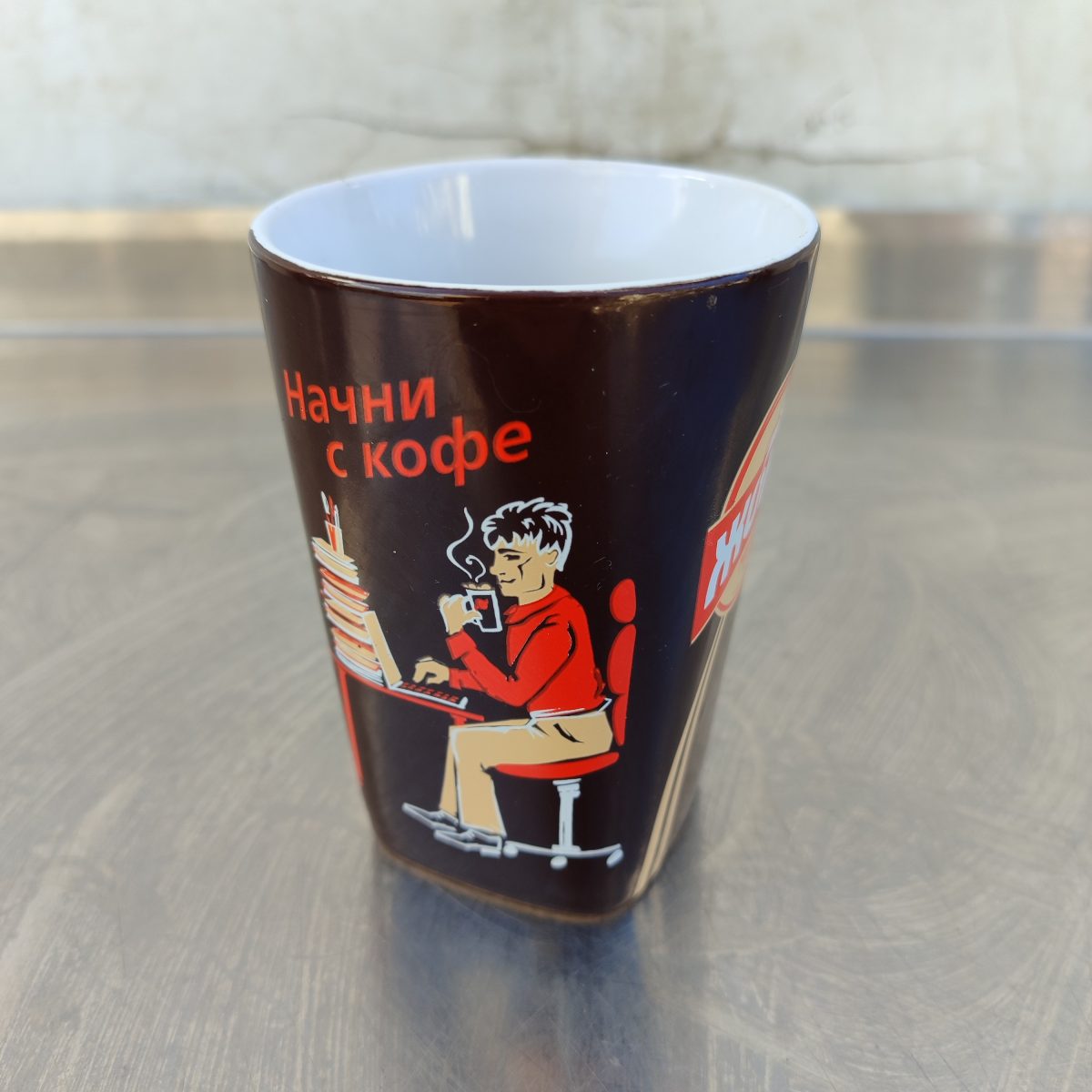 Купить Кружка набор Жокей коричневая 250мл 12шт