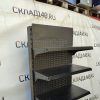 Купить Стеллаж торговый черный задняя стенка перфорация 60/197 5п30 осн30