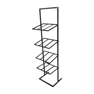 Купить Стойка прикассовая 47/37/164 черная 4 полки