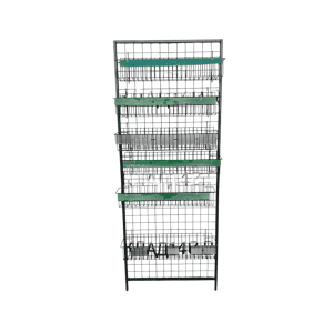 Купить Стойка прикассовая 63/17/161 серая 6 полок