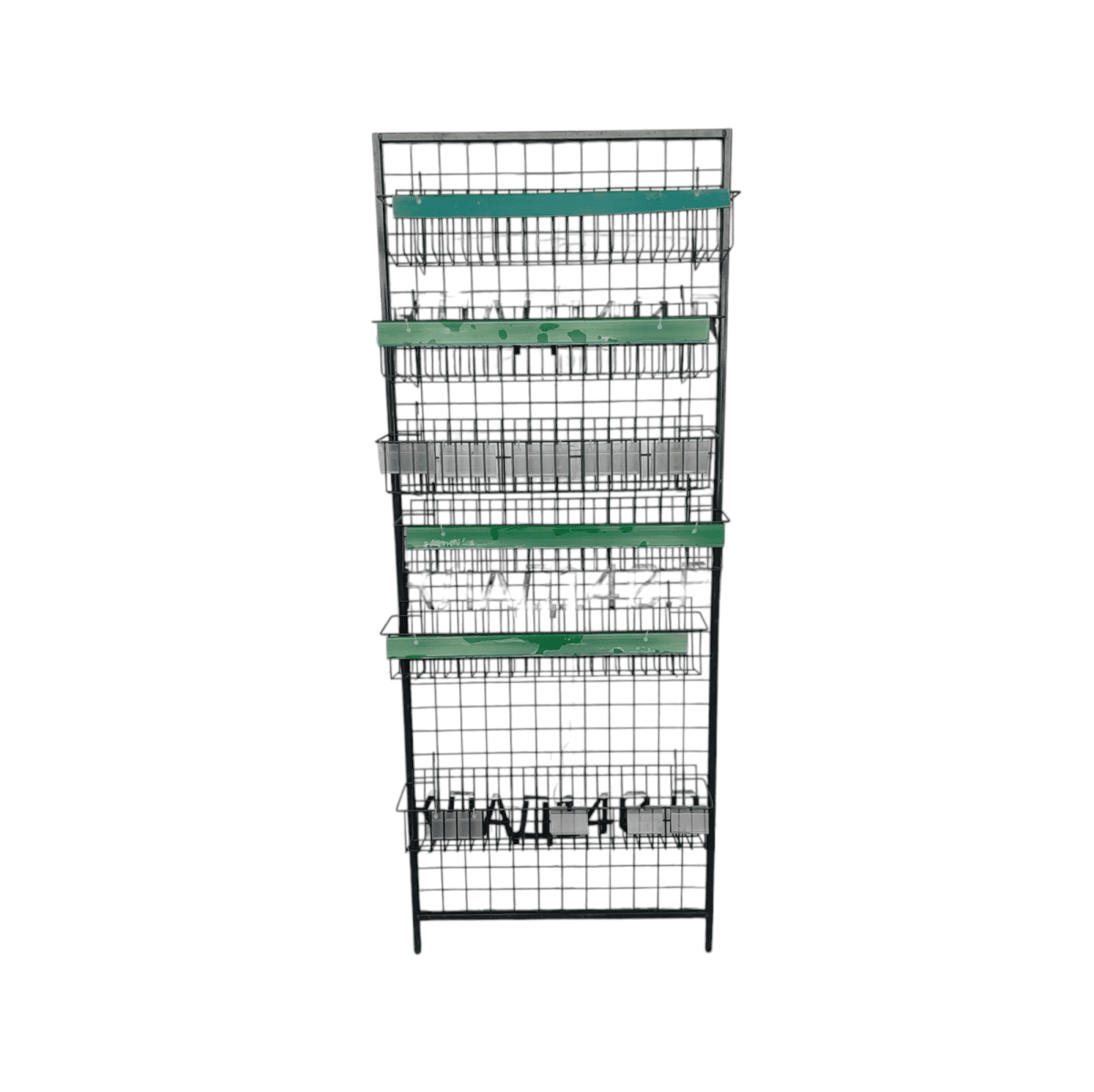 Купить Стойка прикассовая 63/17/161 серая 6 полок