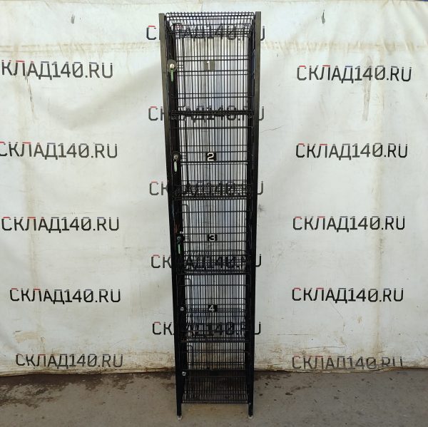 Купить Сумочница сетка черная сталь 45/45/230 5 ячеек