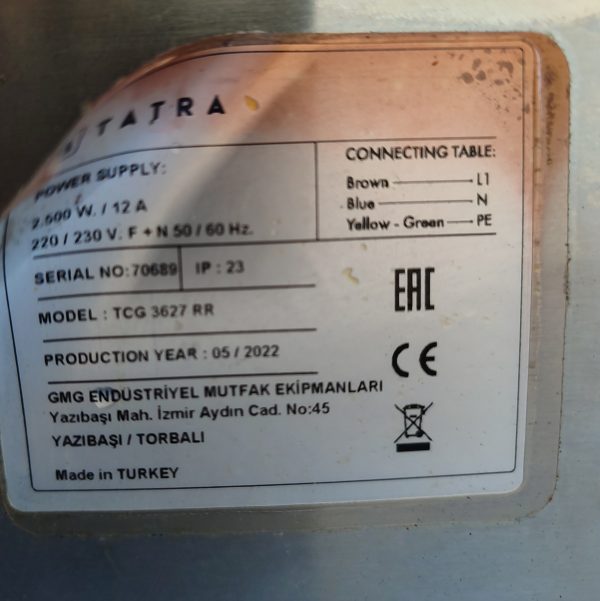 Купить Гриль прижимной Tatra TCG 3627 RR