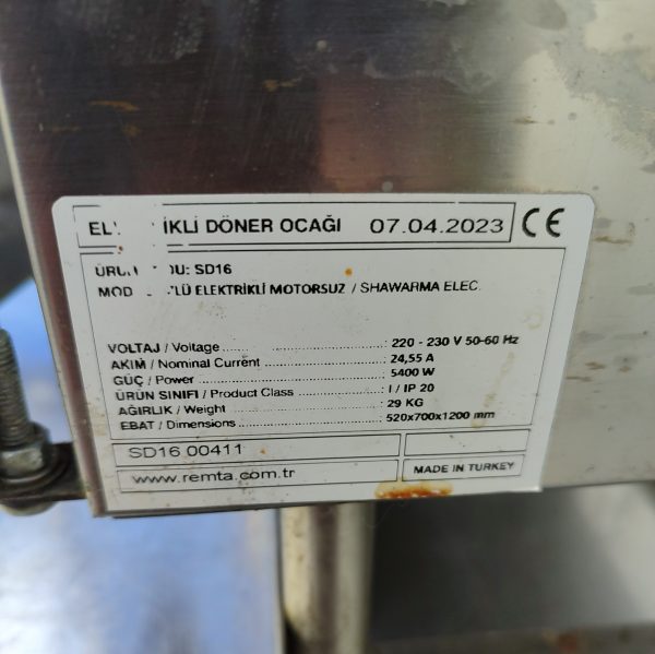 Купить Аппарат для шаурмы Remta/Eletto SD 16