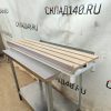Купить Овощной развал настольный сталь/лдсп белый/бук 125/33/24