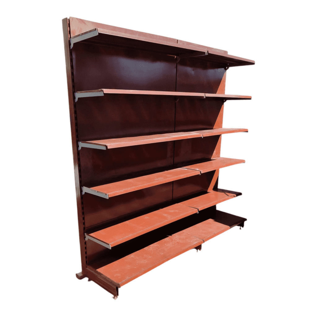 Стеллаж торговый пристенный