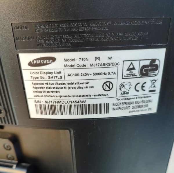Купить Монитор Samsung SyncMaster 710N