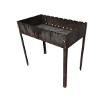 Мангал стальной 110/60/83 глубина 12