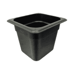Гастроемкость черный пластик GN 1/6 150 мм