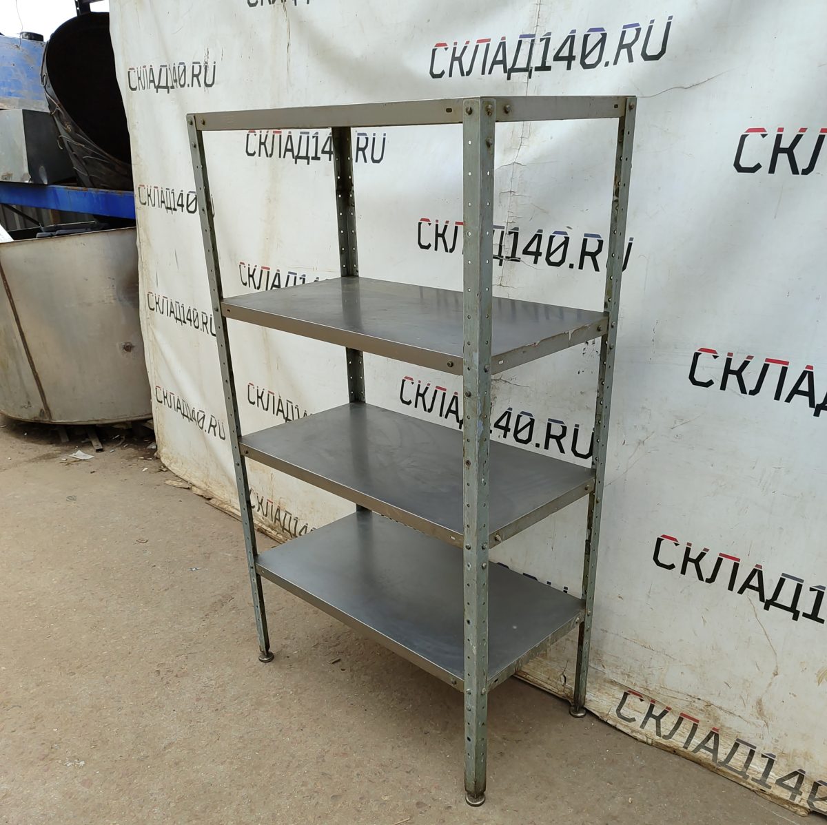 Купить Стеллаж ATESY СТК-С 1000/500/1600 (94/50/163.5 разборный ноги цинк 4 полки)