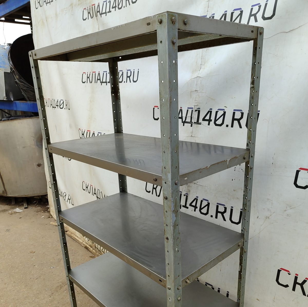 Купить Стеллаж ATESY СТК-С 1000/500/1600 (94/50/163.5 разборный ноги цинк 4 полки)