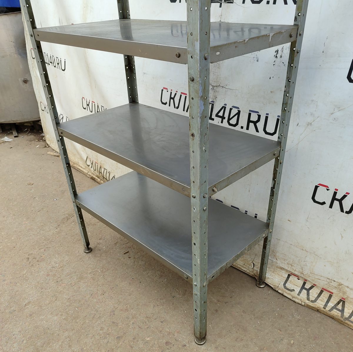 Купить Стеллаж ATESY СТК-С 1000/500/1600 (94/50/163.5 разборный ноги цинк 4 полки)