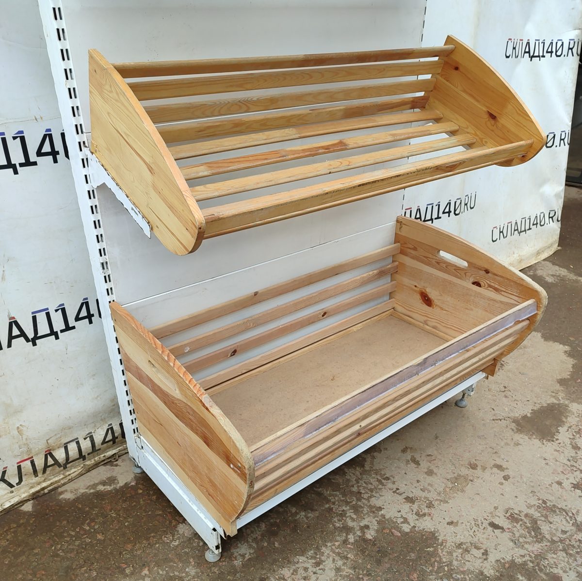 Купить Стеллаж хлебный 125/228 сталь белый