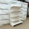 Купить Стеллаж торговый белый 128/203 4п40 основание 60