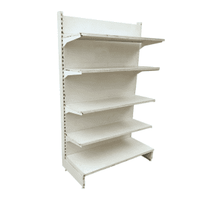 Купить Стеллаж торговый белый 128/203 4п40 основание 60