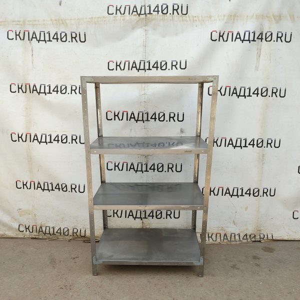 Купить Стеллаж ATESY СКТН-1000/600/1600 (94/59/163 разборный нержавейка 4 полки)