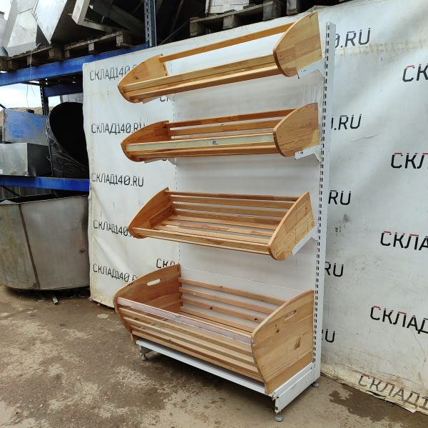 Купить Стеллаж хлебный 125/226 сталь белый