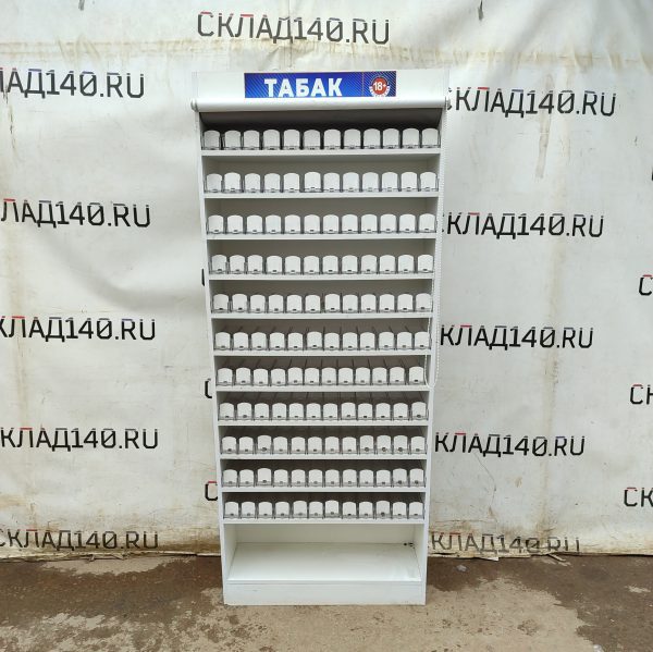 Купить Сигаретный шкаф диспенсер лдсп белый 84/30/200 132 вида