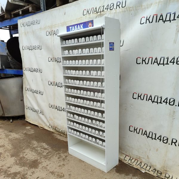 Купить Сигаретный шкаф диспенсер лдсп белый 84/30/200 132 вида