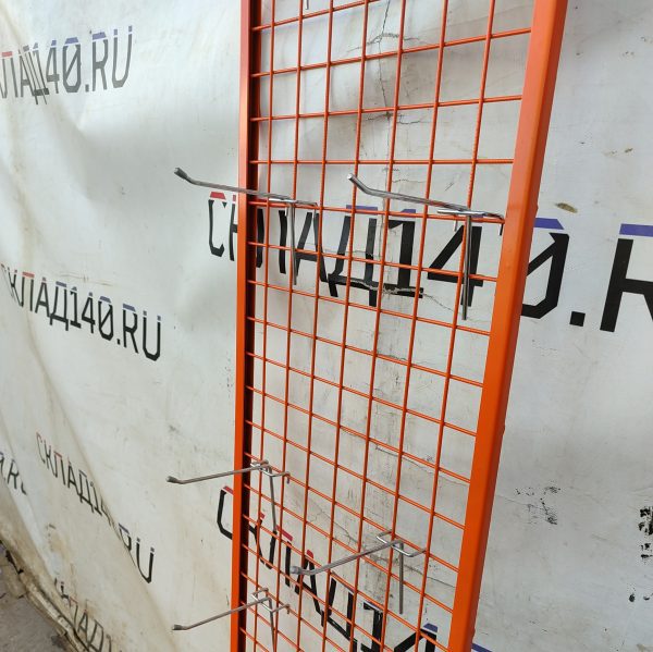 Купить Стойка прикассовая 42/18/190 оранжевая 8 крючков