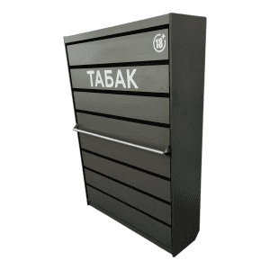 Купить Сигаретный шкаф диспенсер лдсп серый 122/41/168 144 вида
