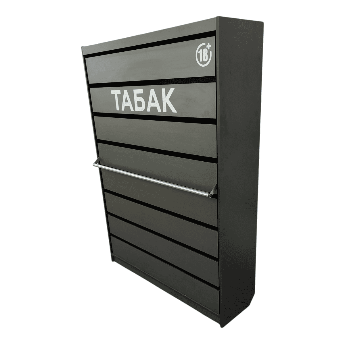 Купить Сигаретный шкаф диспенсер лдсп серый 122/41/168 144 вида