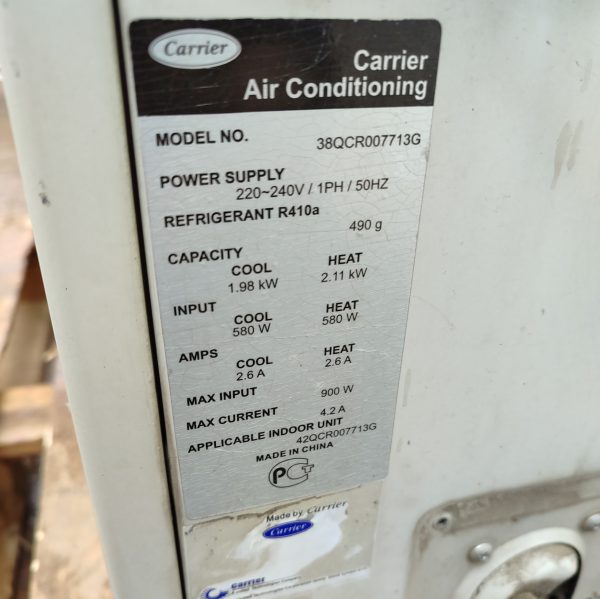 Купить Кондиционер Carrier 42QCR007713G/38QCR007713G