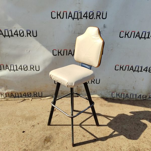 Купить Стул барный поворотный Либра кожзам белый