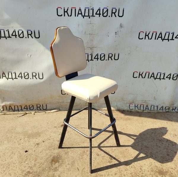 Купить Стул барный поворотный Либра кожзам белый