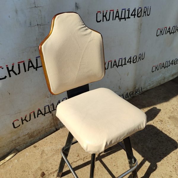 Купить Стул барный поворотный Либра кожзам белый