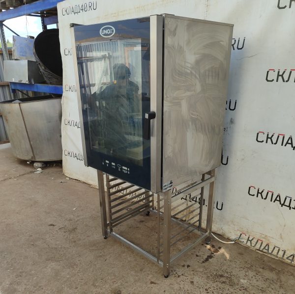 Купить Пароконвектомат Unox XBC 804 с подставкой под противни 36/66/77 противень 60/61 6 уровней шаг 7