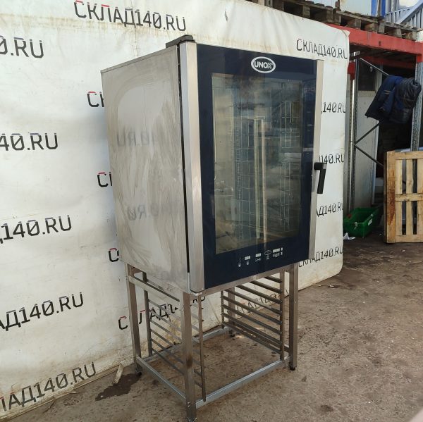 Купить Пароконвектомат Unox XBC 804 с подставкой под противни 36/66/77 противень 60/61 6 уровней шаг 7