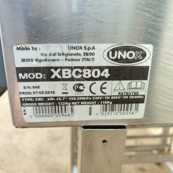 Купить Пароконвектомат Unox XBC 804 с подставкой под противни 36/66/77 противень 60/61 6 уровней шаг 7