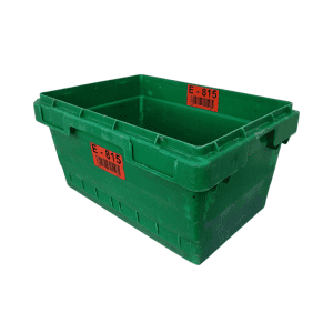 Купить Ящик ПНД зеленый без крышки 50/36/24 43 литра