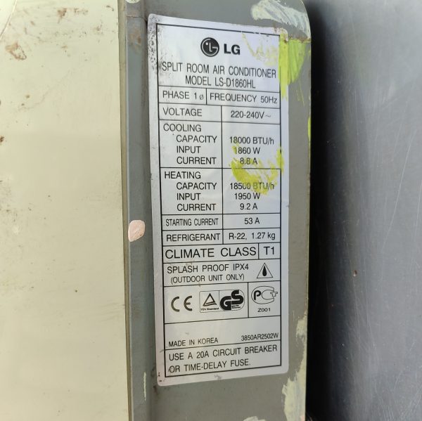 Купить Внутренний блок кондиционера LG LS-D1860HL
