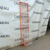 Купить Стойка прикассовая 42/32/190 бело-оранжевая 6 крючков 6 полок
