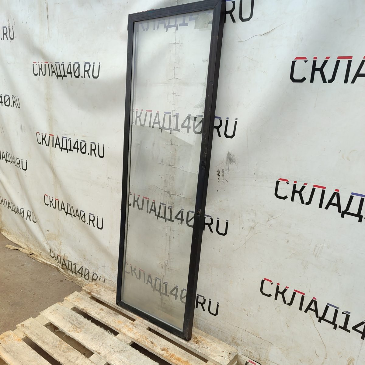 Купить Дверь стеклопакет черная (59/168,5/3)