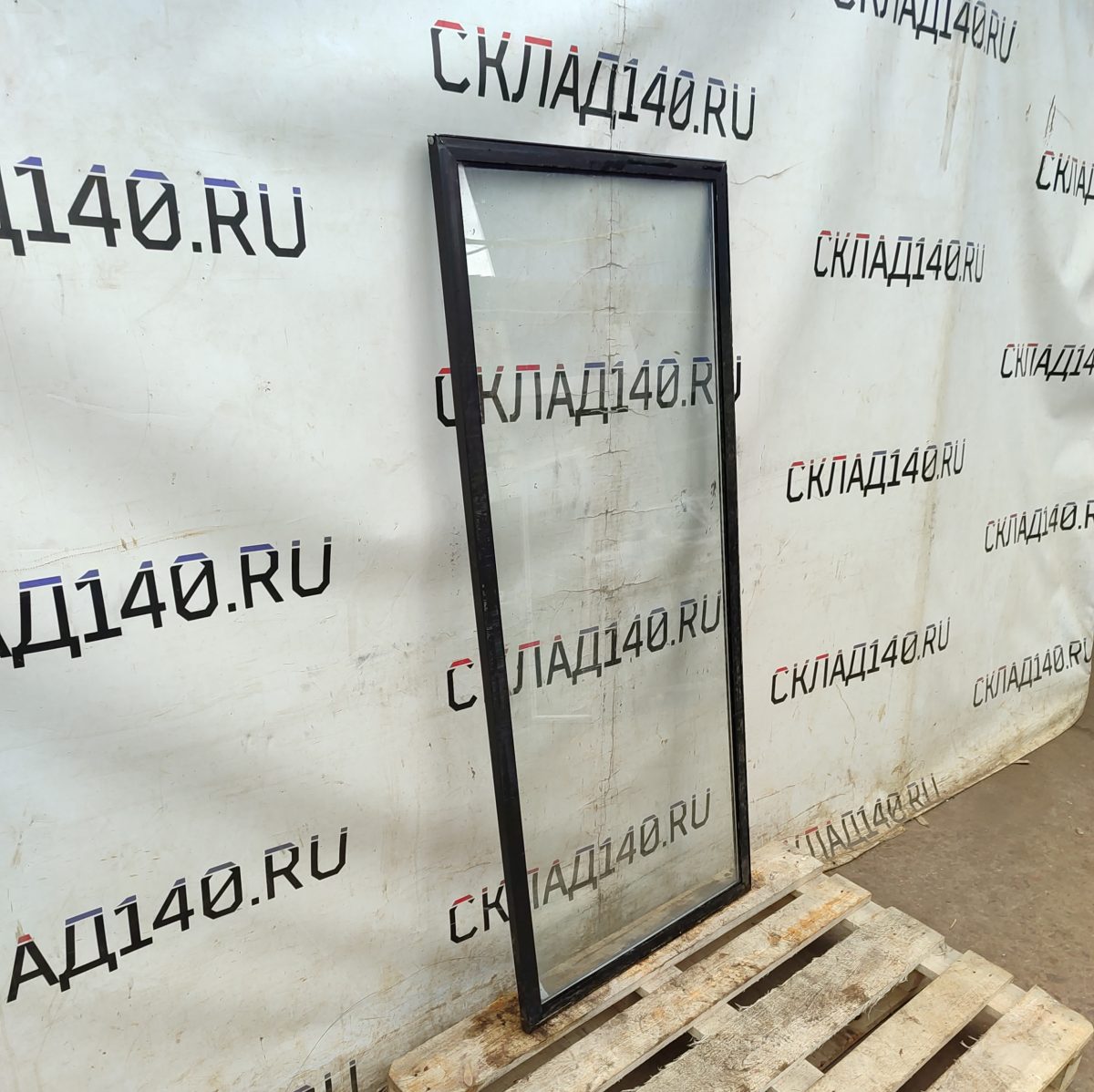 Купить Дверь стеклопакет черная (70/155/2,5)