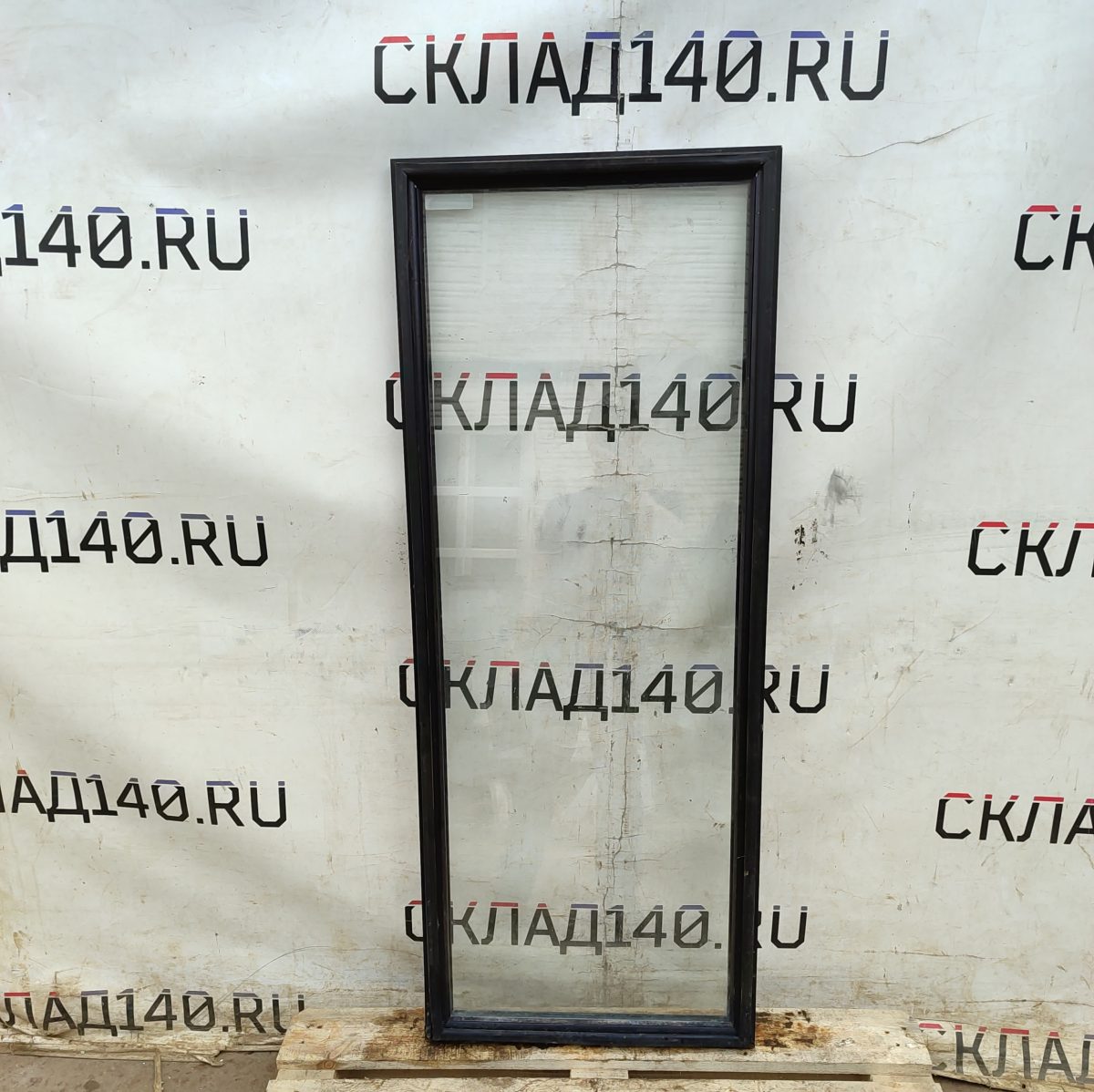 Купить Дверь Frostor стеклопакет черная (60,5/153/3,5)